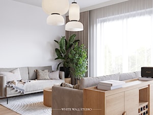 Przytulność w stylu Japandi - Salon, styl minimalistyczny - zdjęcie od white wall studio
