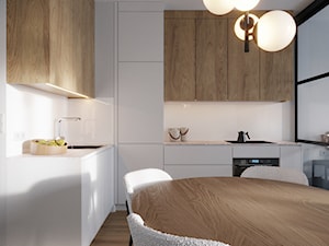 Jasne mieszkanie w duchu prostoty. - Kuchnia, styl minimalistyczny - zdjęcie od white wall studio