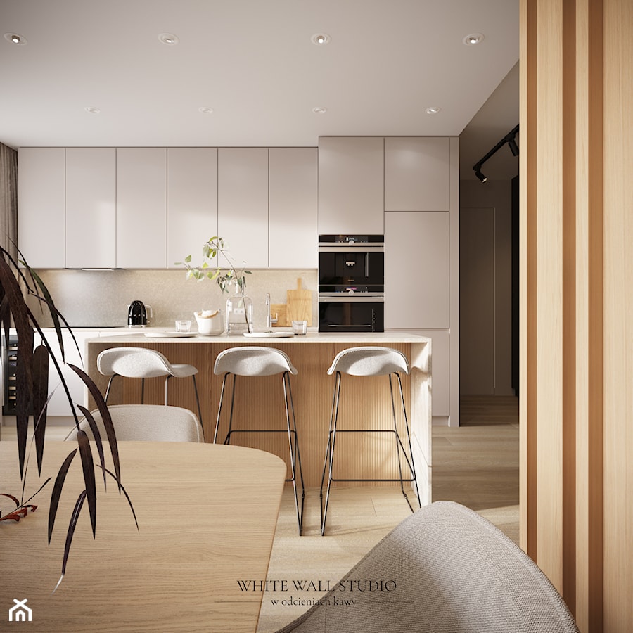 Mieszkanie z męskim akcentem - Kuchnia, styl nowoczesny - zdjęcie od white wall studio