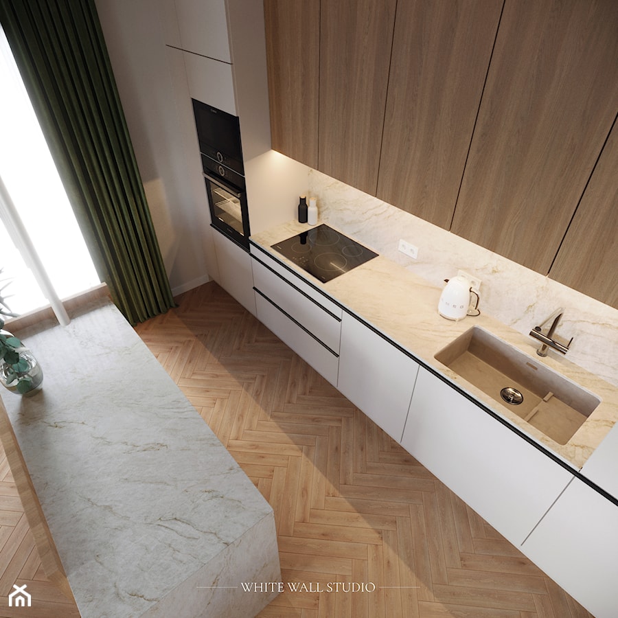 Przytulność w stylu Japandi - Kuchnia, styl minimalistyczny - zdjęcie od white wall studio