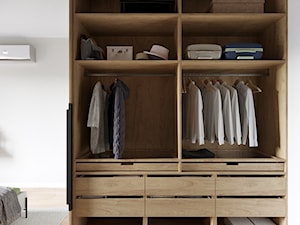 Przytulność w stylu Japandi - Garderoba, styl minimalistyczny - zdjęcie od white wall studio