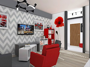 Mieszkanie w Głogowie II - Salon - zdjęcie od MN Pracownia Projektowa