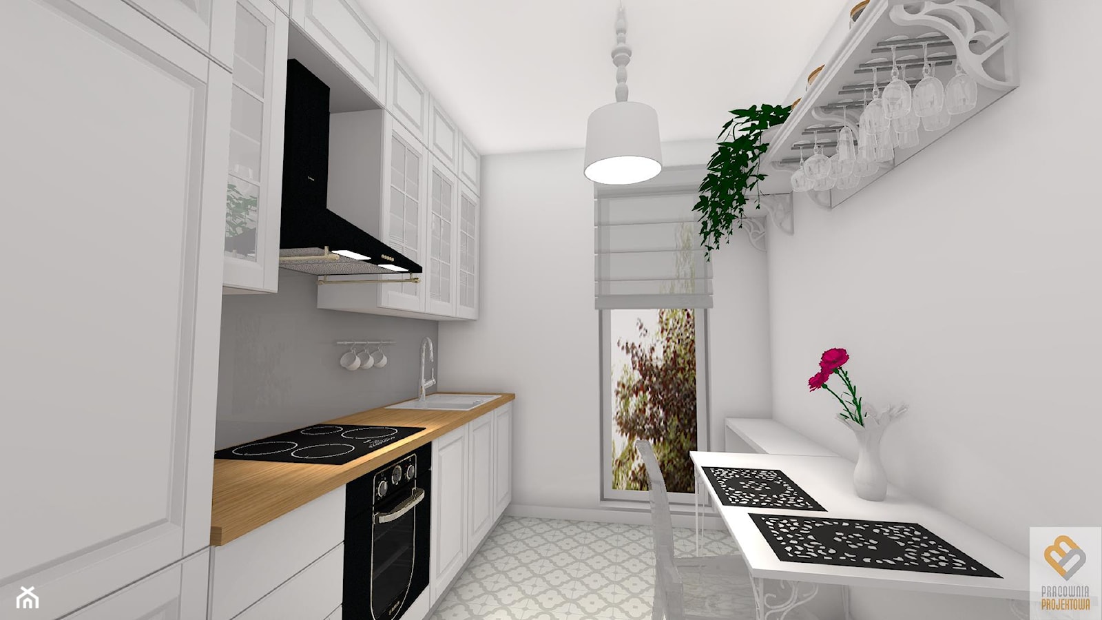 Mieszkanie w Rzeszowie IV - Kuchnia, styl prowansalski - zdjęcie od MN Pracownia Projektowa - Homebook