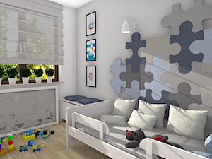 Mieszkanie w Rzeszowie III 1/2017 - Pokój dziecka, styl nowoczesny - zdjęcie od MN Pracownia Projektowa
