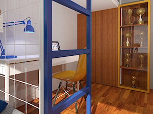 Pokój nastolatki z łóżkiem piętrowym. Łóżko piętrowe, drabinka, pokój nastolatka, pokój dziecka, pokój dziewczynki. - zdjęcie od KATARZYNA ROŻEK R-INTERIOR DESIGN projektowanie wnętrz