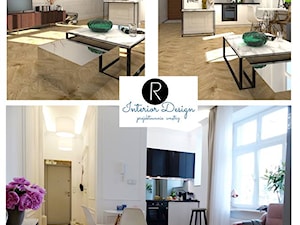 kawalerka projekt i realizacja - zdjęcie od KATARZYNA ROŻEK R-INTERIOR DESIGN projektowanie wnętrz