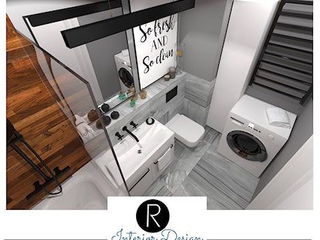 Aranżacje wnętrz - Łazienka: wizualizacja małej łazienki Beton w łazience - KATARZYNA ROŻEK R-INTERIOR DESIGN projektowanie wnętrz . Przeglądaj, dodawaj i zapisuj najlepsze zdjęcia, pomysły i inspiracje designerskie. W bazie mamy już prawie milion fotografii!