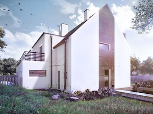 Wizualizacje zewnętrzne budynku wielorodzinnego - Domy, styl nowoczesny - zdjęcie od Maven Studio Architektura Wnętrz