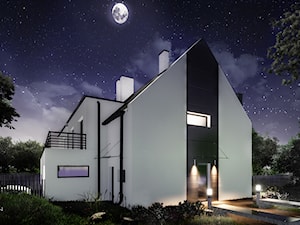 Wizualizacje zewnętrzne budynku wielorodzinnego - Domy, styl nowoczesny - zdjęcie od Maven Studio Architektura Wnętrz