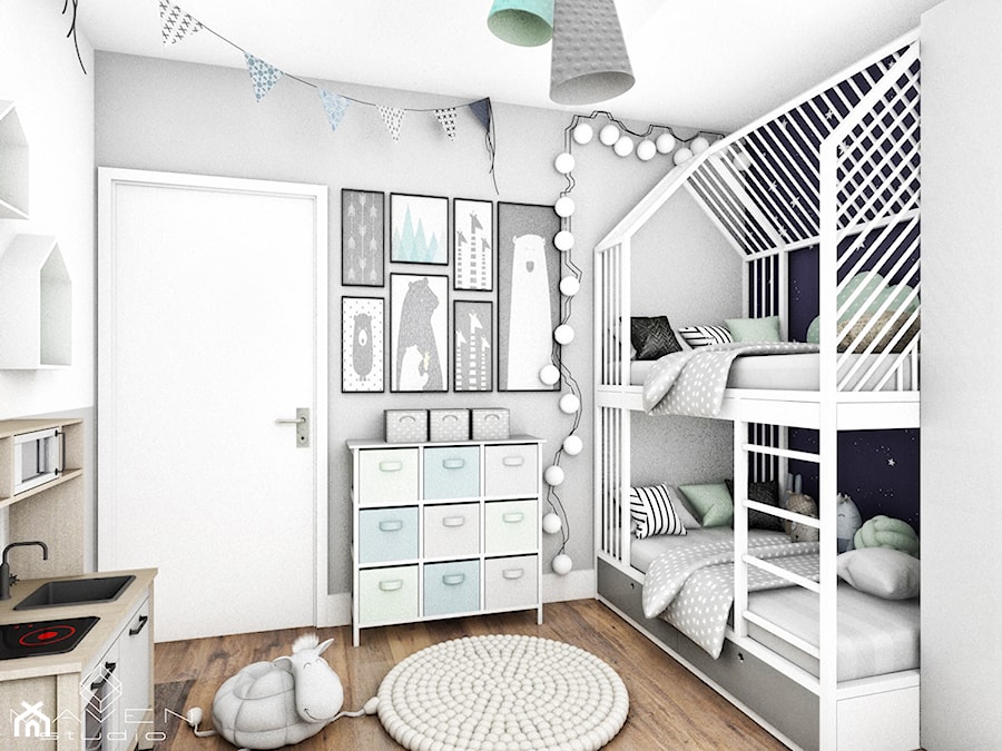 Metamorfoza pokoju dziecięcego - zdjęcie od Maven Studio Architektura Wnętrz