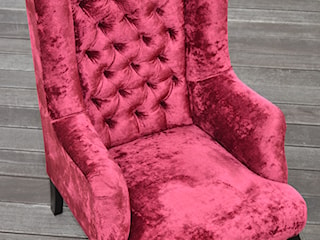Grus - krzesła, fotele, kanapa, podnóżki w stylu glamour