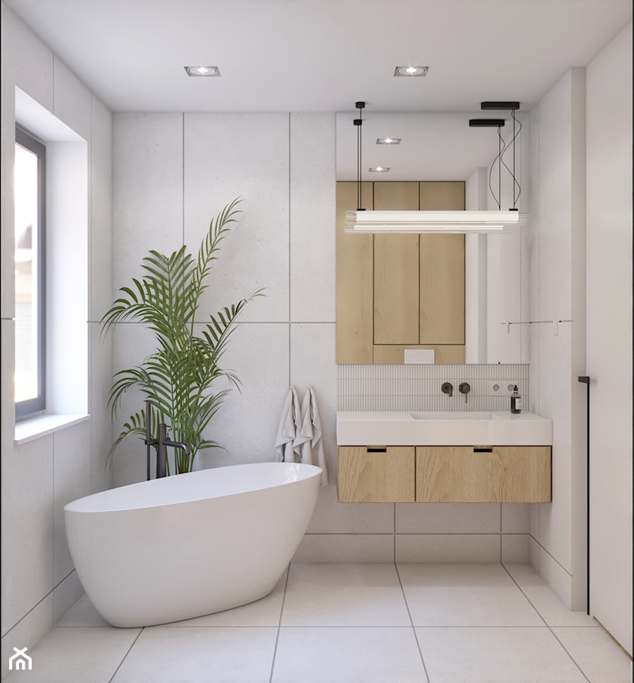 Przestronna łazienka - zdjęcie od MORELL architektura wnętrz