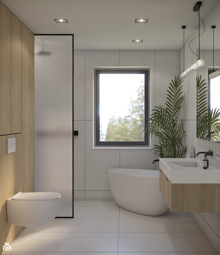 Ponadczasowa łazienka - zdjęcie od MORELL architektura wnętrz - Homebook