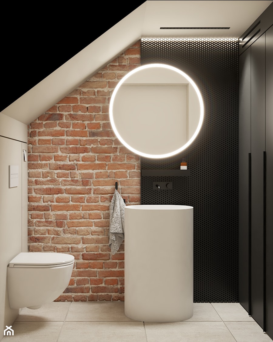 Industrialna toaleta - zdjęcie od MORELL architektura wnętrz
