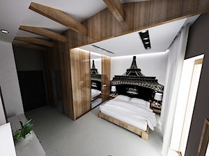 Projekt sypialni i łazienki- KONKURS - Sypialnia, styl nowoczesny - zdjęcie od O&D Design