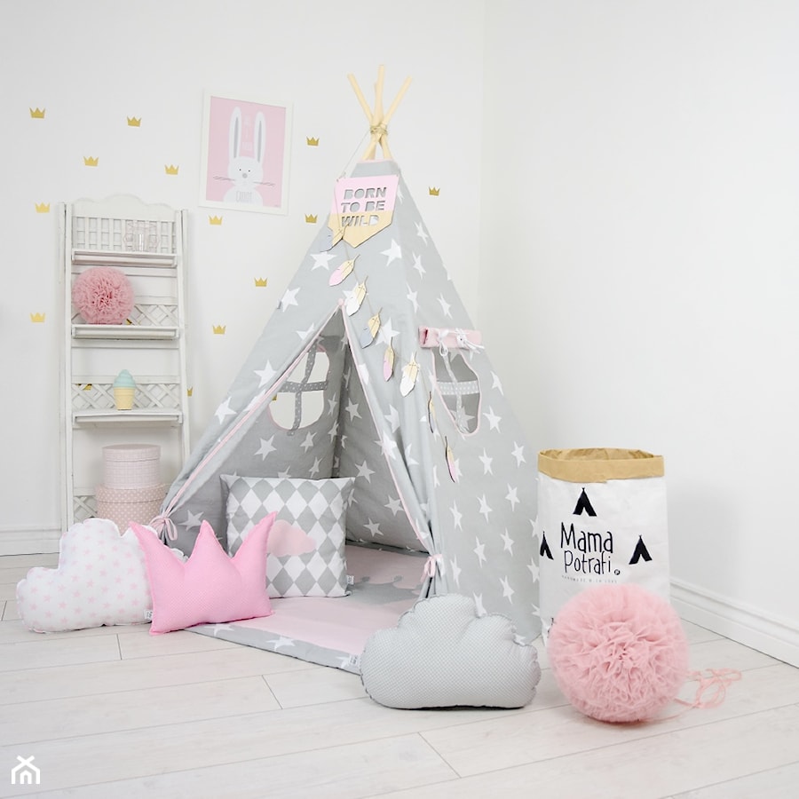 Mały biały pokój dziecka dla dziecka dla chłopca dla dziewczynki, styl skandynawski - zdjęcie od MamaPotrafi