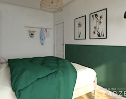 Zielona lamperia w sypialni - zdjęcie od Już ja was urządzę - Homebook