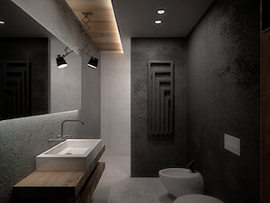 Projekt wnętrz łazienek w domu jednorodzinnym w Świętochłowicach