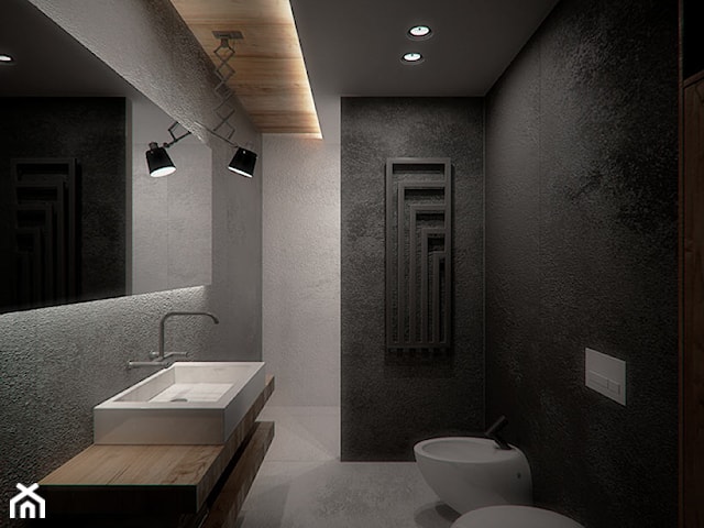 Projekt wnętrz łazienek w domu jednorodzinnym w Świętochłowicach