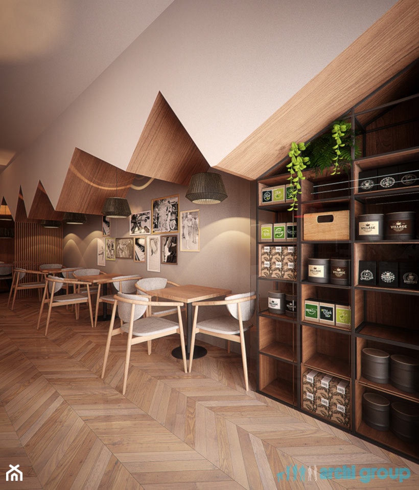 Projekt wnętrz restauracji "HOUSE OF COFFEE" - zdjęcie od archi group