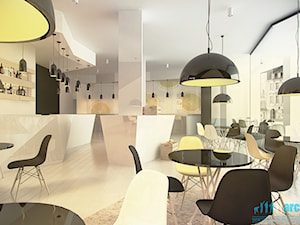 Projekt wnętrz kawiarni Lemon Bar - Schody, styl nowoczesny - zdjęcie od archi group