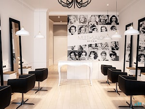 Projekt wnętrz salonu fryzjerskiego w Bytomiu
