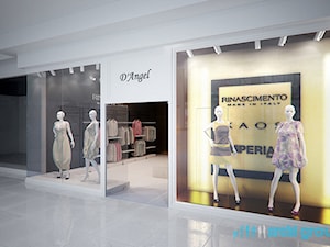 Projekt sklepu z odzieżą damską D'Angel w SCC w Katowicach - zdjęcie od archi group