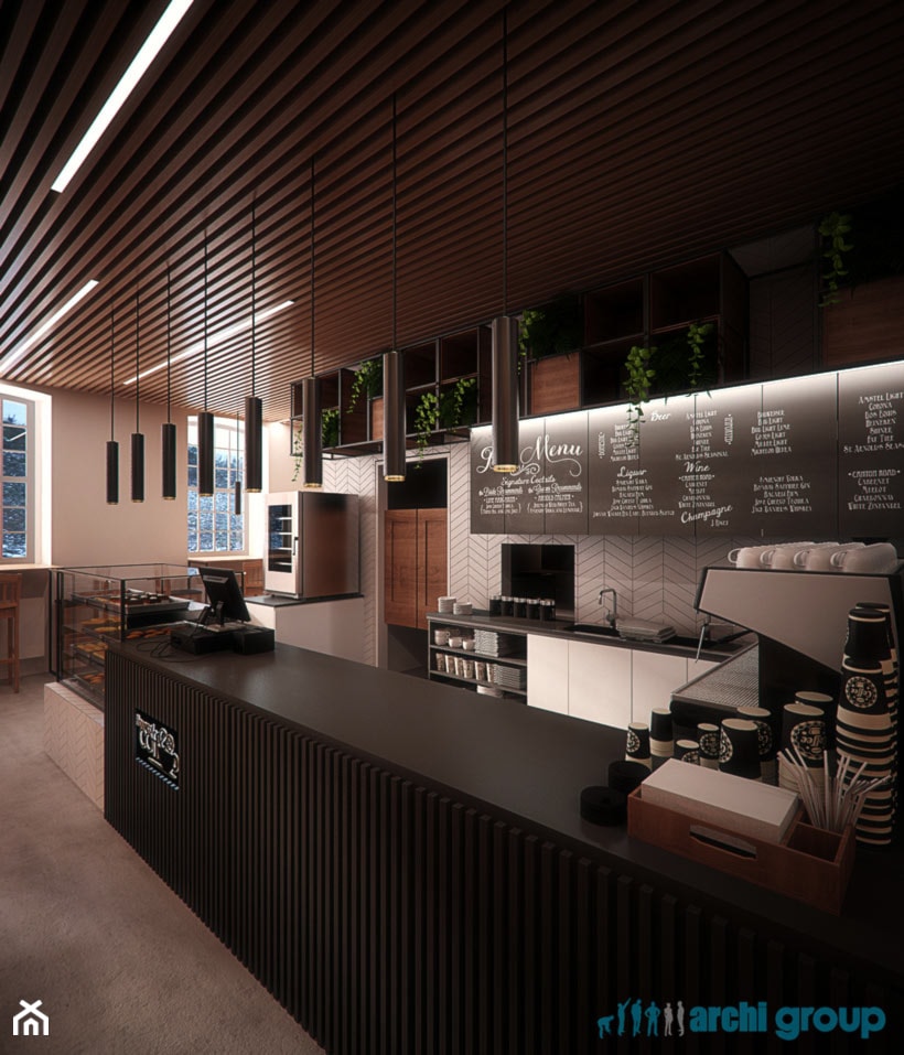 Projekt wnętrz restauracji "HOUSE OF COFFEE" - zdjęcie od archi group