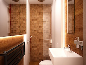 Projekt wnętrz łazienki w Zabrzu - Łazienka, styl nowoczesny - zdjęcie od archi group