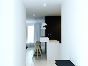 Projekt wnętrz mieszkania w Katowicach - Hol / przedpokój, styl nowoczesny - zdjęcie od archi group
