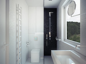 Projekt wnętrza łazienki w domu jednorodzinnym - Łazienka, styl nowoczesny - zdjęcie od archi group