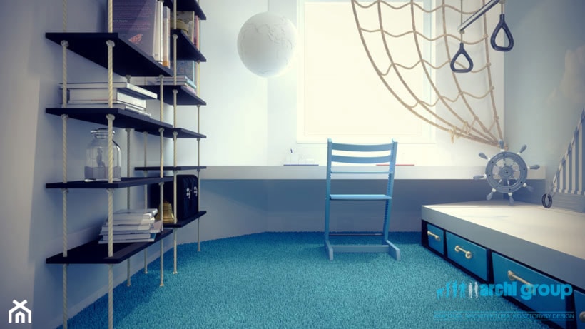Projekt wnętrza pokoju dziecięcego - Pokój dziecka, styl nowoczesny - zdjęcie od archi group