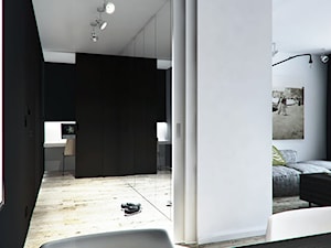 Projekt wnętrz apartamentu w Katowicach - Hol / przedpokój, styl nowoczesny - zdjęcie od archi group