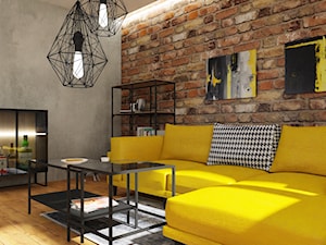 Żółta kanapa - zdjęcie od Ecletic Pracownia Architektury