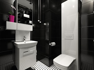 TOALETA W DOMU JEDNORODZINNYM W PILCHOWICACH - Mała łazienka, styl nowoczesny - zdjęcie od AFG STUDIO