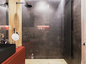 Nowoczesna łazienka w mocnych kolorach - zdjęcie od Smart Design Sara Tokarczyk
