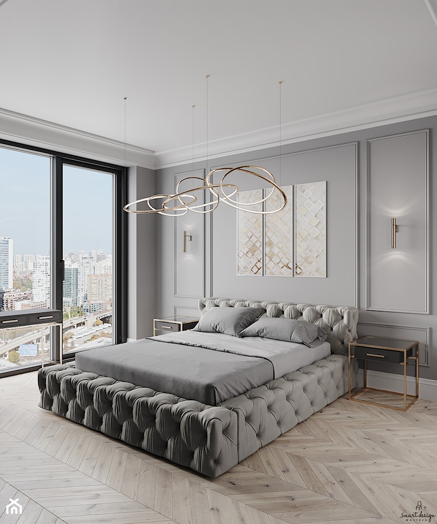 Sypialnia dla wymagających. - zdjęcie od Smart Design Sara Tokarczyk