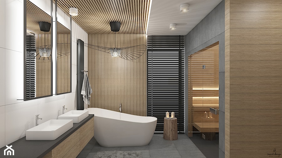 Łazienka z sauną - zdjęcie od Smart Design Sara Tokarczyk