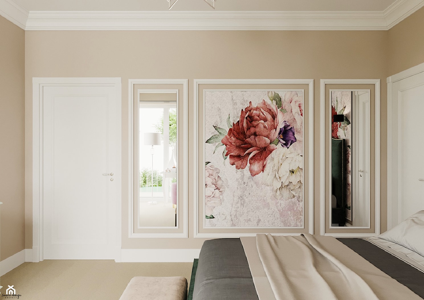 Sypialnia w stylu prowansalskim - zdjęcie od Smart Design Sara Tokarczyk - Homebook