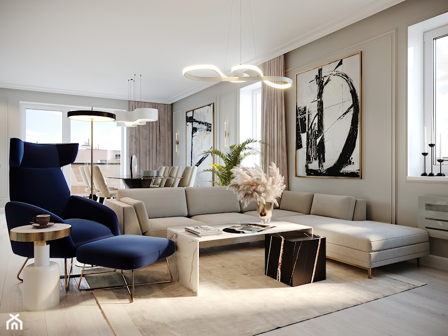 Nowoczesny apartament w stylu modern classic. - zdjęcie od Smart Design Sara Tokarczyk