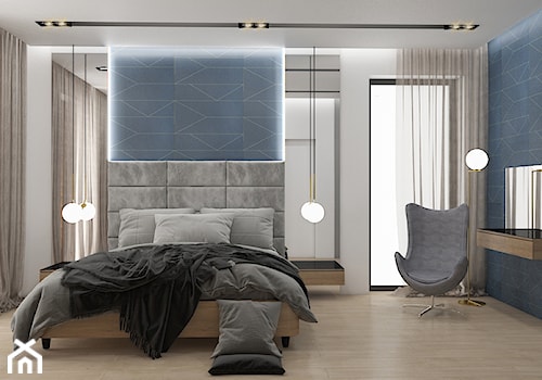 Nowoczesna sypialnia dom pod Toruniem - zdjęcie od Smart Design Sara Tokarczyk
