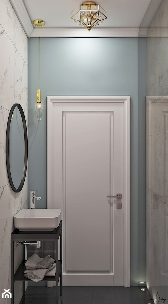 WC szkło i beton - zdjęcie od Smart Design Sara Tokarczyk - Homebook