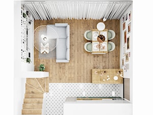 nowoczesny salon/dom bliźniak - zdjęcie od Smart Design Sara Tokarczyk