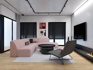 Mennica Residence 2020 - Salon, styl industrialny - zdjęcie od SOFT LOFT