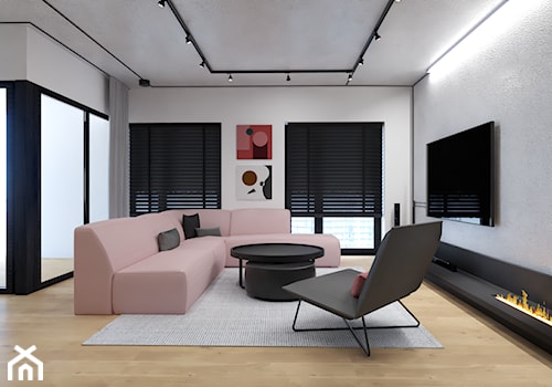 Mennica Residence 2020 - Salon, styl industrialny - zdjęcie od SOFT LOFT