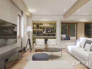 Przytulny dom 2022 - Salon, styl rustykalny - zdjęcie od SOFT LOFT