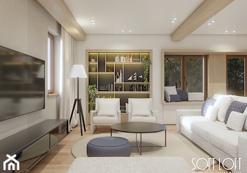 Przytulny dom 2022 - Salon, styl rustykalny - zdjęcie od SOFT LOFT
