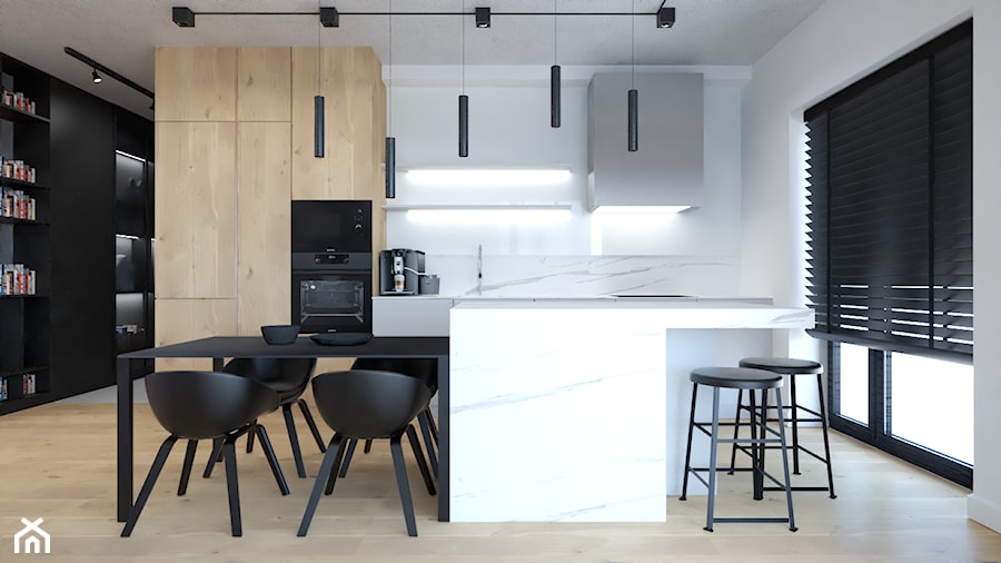 Mennica Residence 2020 - Kuchnia, styl industrialny - zdjęcie od SOFT LOFT