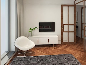 Apartament nad jeziorem - Sypialnia, styl nowoczesny - zdjęcie od SOFT LOFT
