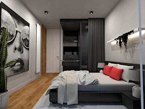 Mennica Residence 2020 - Sypialnia, styl industrialny - zdjęcie od SOFT LOFT
